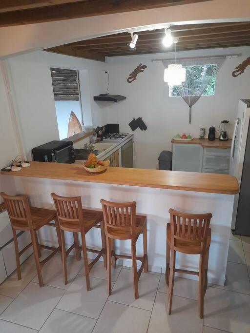 Maison Bord De Mer A 100 M Saint-Francois  Buitenkant foto